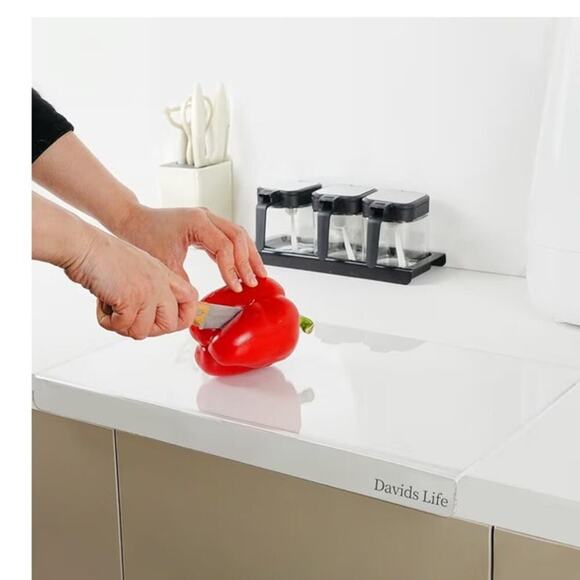 David's Life Countertop Clear Acrylic Cutting Board New XXXL - Picture 2 of 3